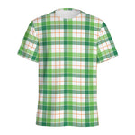 Irish St. Patrick's Day Tartan Print Men's Sports T-Shirt