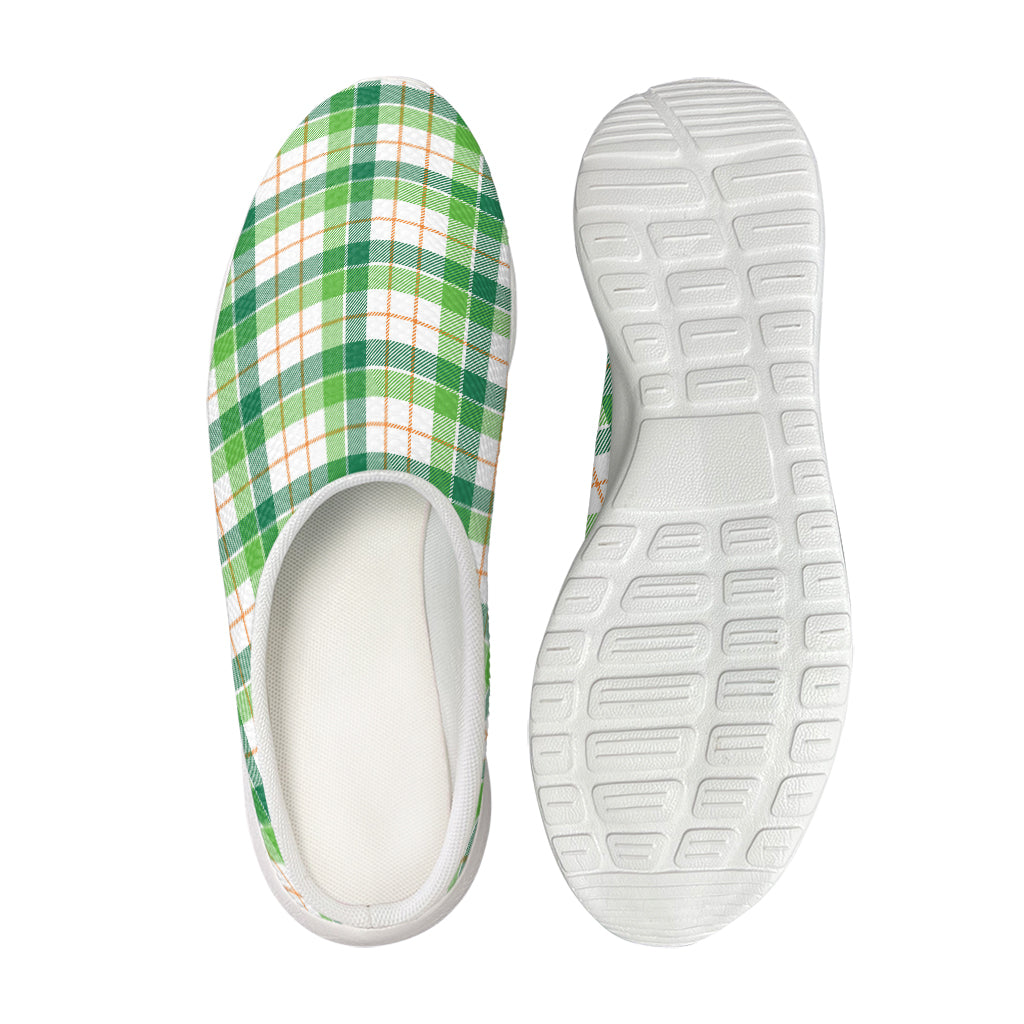 Irish St. Patrick's Day Tartan Print Mesh Casual Shoes