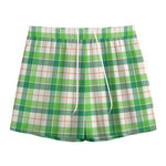 Irish St. Patrick's Day Tartan Print Mesh Shorts