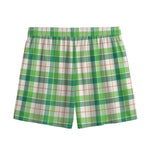 Irish St. Patrick's Day Tartan Print Mesh Shorts