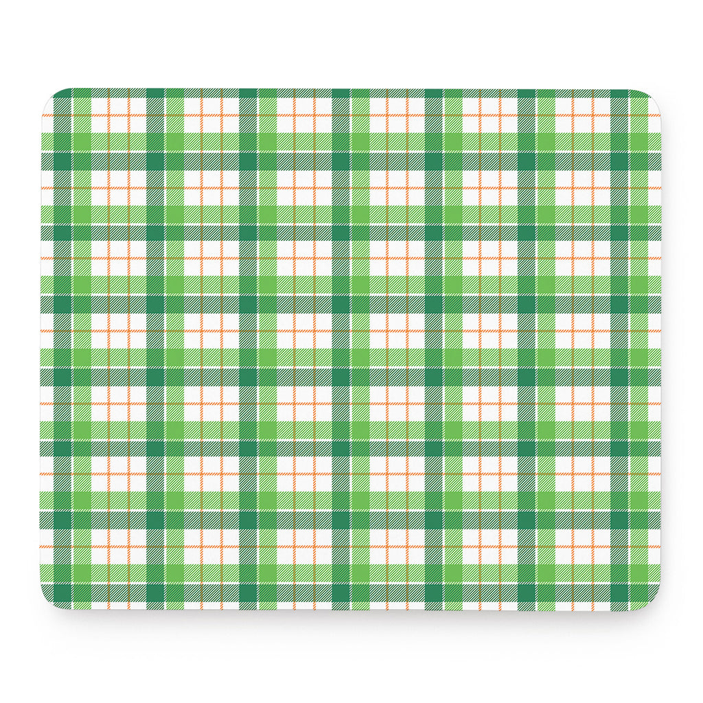 Irish St. Patrick's Day Tartan Print Mouse Pad