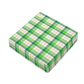 Irish St. Patrick's Day Tartan Print Outdoor Seat Cushion Cover