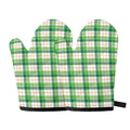 Irish St. Patrick's Day Tartan Print Oven Mitts