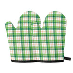 Irish St. Patrick's Day Tartan Print Oven Mitts