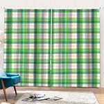 Irish St. Patrick's Day Tartan Print Pencil Pleat Curtains