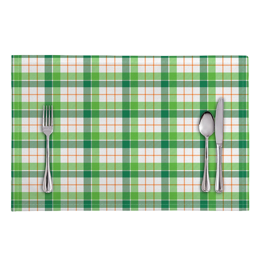 Irish St. Patrick's Day Tartan Print Placemat