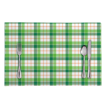 Irish St. Patrick's Day Tartan Print Placemat