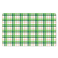 Irish St. Patrick's Day Tartan Print Polyester Doormat