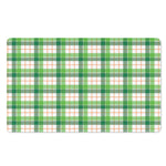 Irish St. Patrick's Day Tartan Print Polyester Doormat