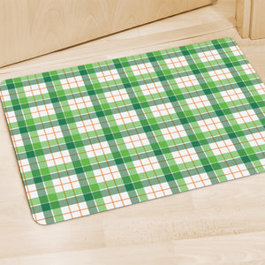 Irish St. Patrick's Day Tartan Print Polyester Doormat