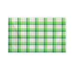 Irish St. Patrick's Day Tartan Print Polyester Flag