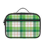 Irish St. Patrick's Day Tartan Print Portable Lunch Bag