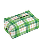 Irish St. Patrick's Day Tartan Print Rectangle Tissue Box Cover