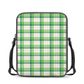 Irish St. Patrick's Day Tartan Print Rectangular Crossbody Bag