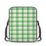 Irish St. Patrick's Day Tartan Print Rectangular Crossbody Bag