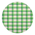 Irish St. Patrick's Day Tartan Print Round Blanket