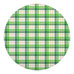 Irish St. Patrick's Day Tartan Print Round Blanket