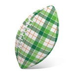 Irish St. Patrick's Day Tartan Print Rugby Ball