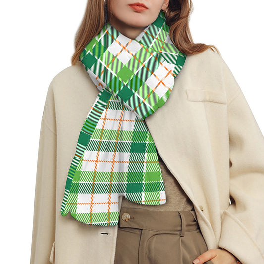 Irish St. Patrick's Day Tartan Print Scarf