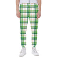 Irish St. Patrick's Day Tartan Print Joggers
