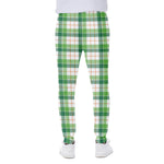 Irish St. Patrick's Day Tartan Print Scuba Joggers