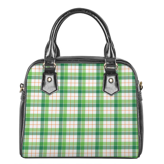 Irish St. Patrick's Day Tartan Print Shoulder Handbag
