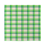 Irish St. Patrick's Day Tartan Print Silk Bandana