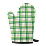 Irish St. Patrick's Day Tartan Print Single Oven Mitt
