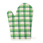Irish St. Patrick's Day Tartan Print Single Oven Mitt
