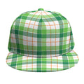 Irish St. Patrick's Day Tartan Print Snapback Cap