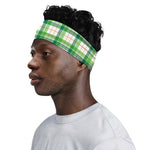 Irish St. Patrick's Day Tartan Print Sports Headband