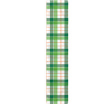 Irish St. Patrick's Day Tartan Print Table Runner