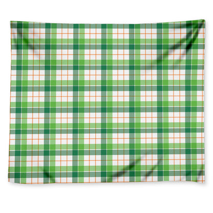 Irish St. Patrick's Day Tartan Print Tapestry