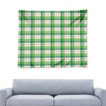 Irish St. Patrick's Day Tartan Print Tapestry