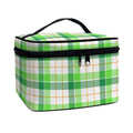 Irish St. Patrick's Day Tartan Print Travel Makeup Bag
