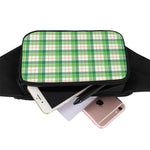 Irish St. Patrick's Day Tartan Print Waist Bag