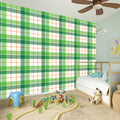 Irish St. Patrick's Day Tartan Print Wall Sticker