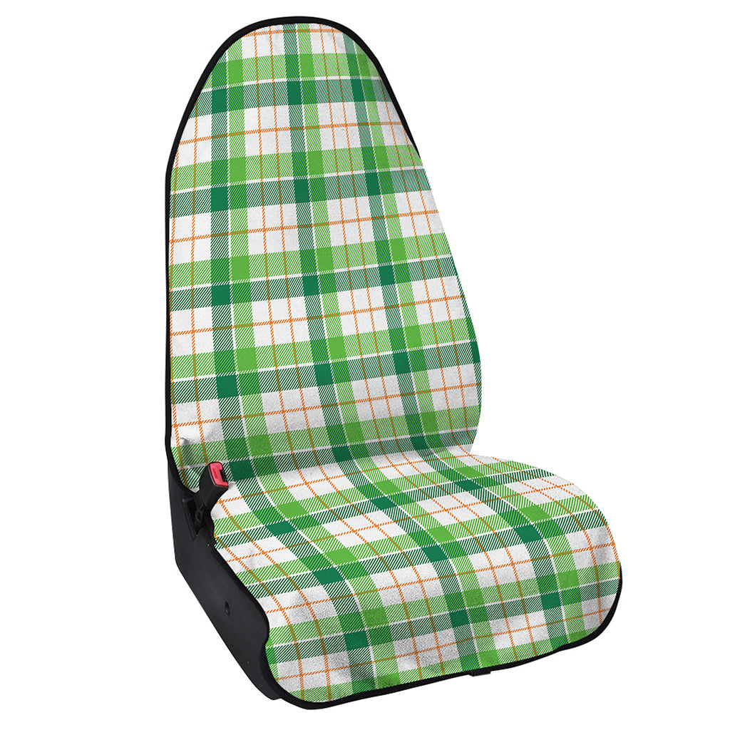 Irish St. Patrick's Day Tartan Print Waterproof Car Seat Cover
