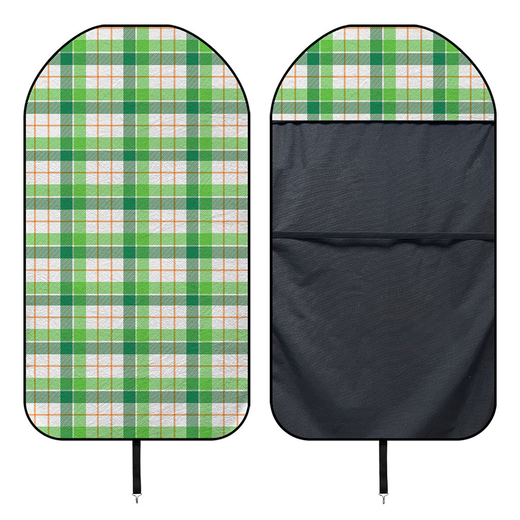 Irish St. Patrick's Day Tartan Print Waterproof Car Seat Cover