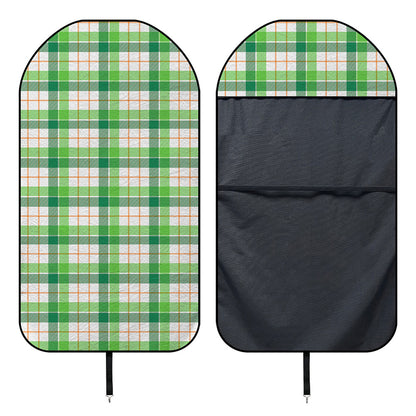 Irish St. Patrick's Day Tartan Print Waterproof Car Seat Cover