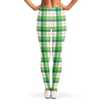 Irish St. Patrick's Day Tartan Print Women's Leggings