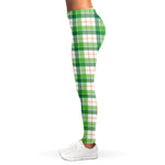 Irish St. Patrick's Day Tartan Print Women's Leggings