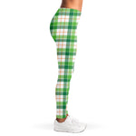 Irish St. Patrick's Day Tartan Print Women's Leggings