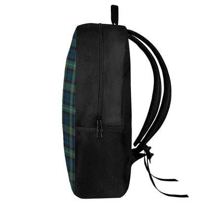 Irish Tartan Pattern Print 17 Inch Backpack