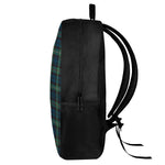 Irish Tartan Pattern Print 17 Inch Backpack