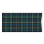 Irish Tartan Pattern Print Beach Towel