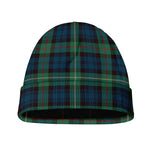Irish Tartan Pattern Print Beanie