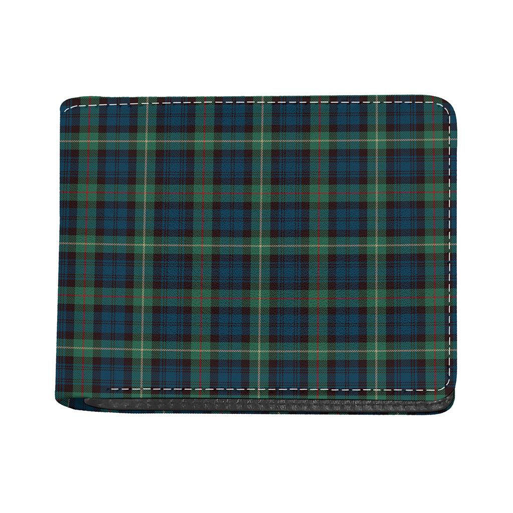 Irish Tartan Pattern Print Bifold Wallet