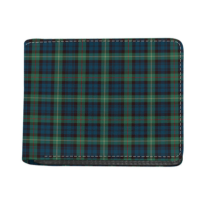 Irish Tartan Pattern Print Bifold Wallet