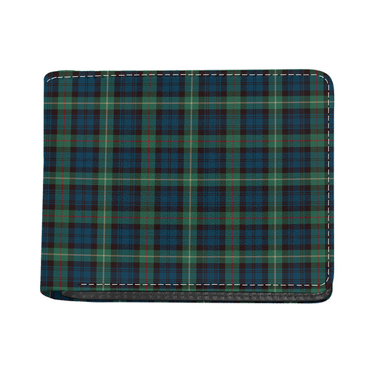 Irish Tartan Pattern Print Bifold Wallet